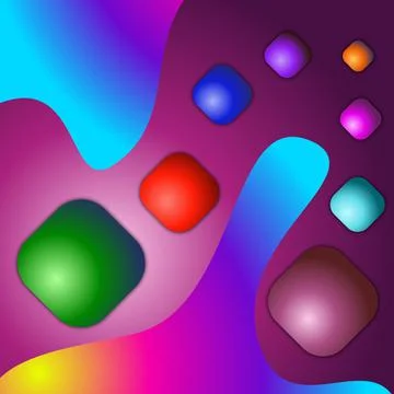 Multicolor soft gradient background gradient blur color background Stock Illustration