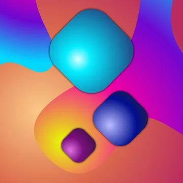 Multicolor soft gradient background gradient blur color background Stock Illustration