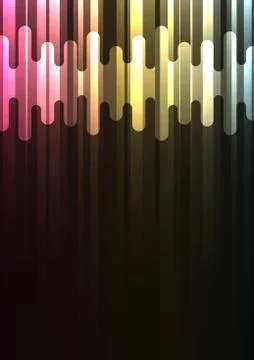 Multicolor speed melt overlap abstract background Stock Illustration