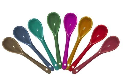 Multicolor Spoons Stock-Fotos