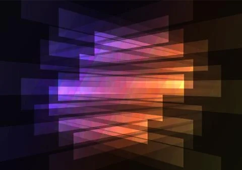 Multicolor spotlight reverse  abstract background Illustrazione stock