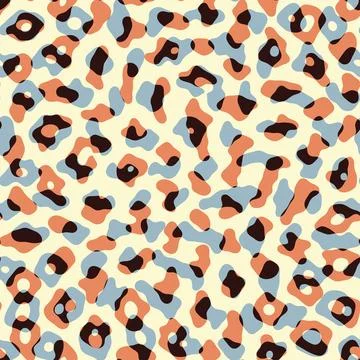 Multicolor Spotty Textured Pattern Stock Illustration