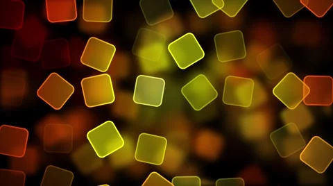 Multicolor Squares On Black Background. Seamless loop. Stock Footage 64931057