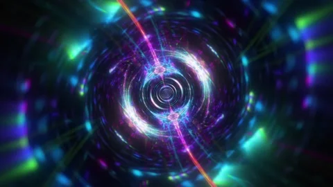 Multicolor Streak Tunnel VJ Loop Vidéo 330009580