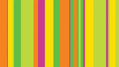 Multicolor Stripes 24 - 4k Pop Colored Shapes Motion Background Video Loop 動画素材 98797882