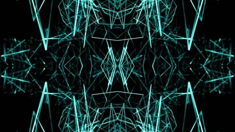 Multicolor Structures Kaleidoscope Background VJ Loop in 4K 스톡 동영상 327969737