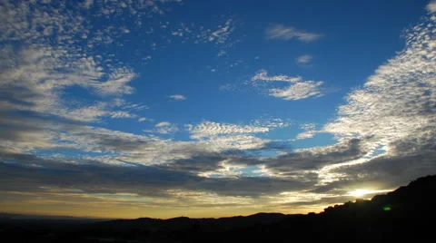 Multicolor Sunset -1080 Stockbeeldmateriaal 54408643