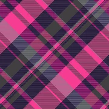 Multicolor textile pattern tartan, regular vector background check. Graphic.. Stock Illustration