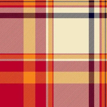 Multicolor textile pattern vector, textured seamless check tartan. English .. Stock Illustration
