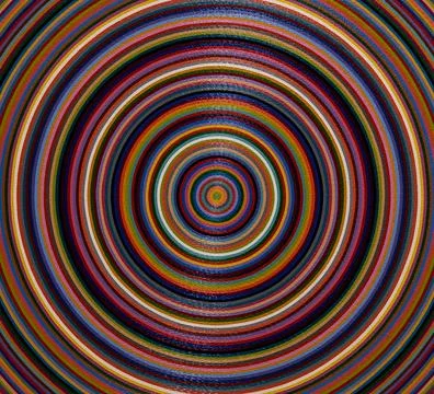 Multicolor textured circle with bright and dark tones  写真素材