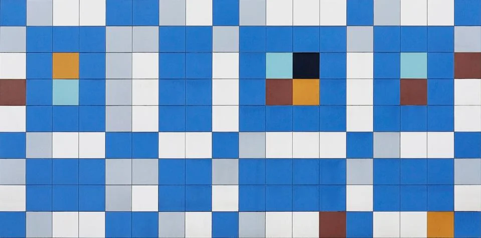 Multicolor tile pattern for background Stock Photos