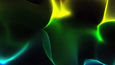 Multicolor trapcode form wave background. Creative digital wave texture Stockbeeldmateriaal 229372580