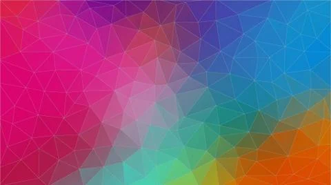 Multicolor triangle abstrat background.. Eps10 vector. Stock Illustration