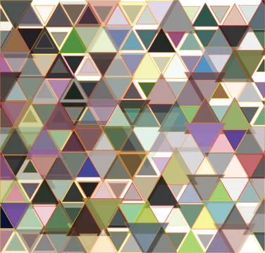 Multicolor triangle background Stock Illustration