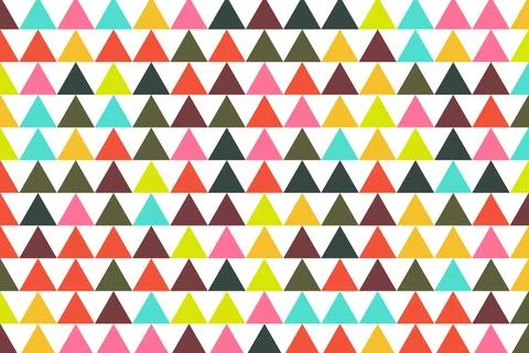 Multicolor triangle mosaic pattern background 스톡 일러스트