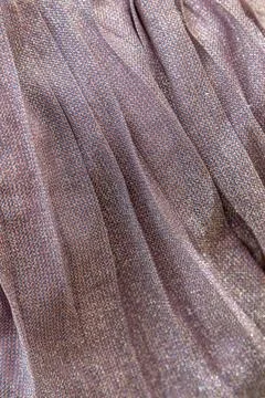 Multicolor tweed fabric texture background with shimmering detail and soft focus Stock Photos