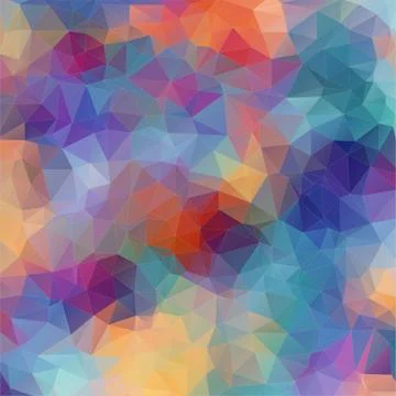 Multicolor Vector. background with triangles shapes Stock Illustration