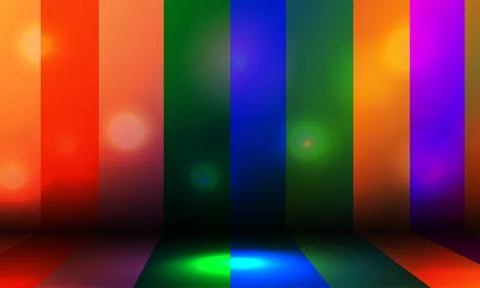 Multicolor vertical striped pattern. colorful stage vintage background. dark  Stock Illustration