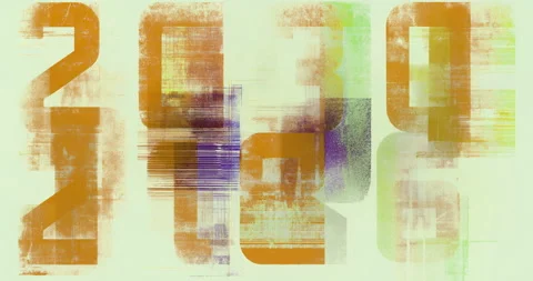 Multicolor vhs glitch noise background realistic flickering, analog vintage Stock Footage 328821594