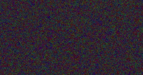 Multicolor vhs glitch noise pixel background realistic flickering, analog Video stock 288220674