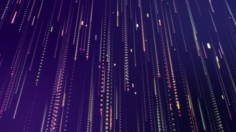 Multicolor video animation background with Trapcode Particular Stock-Footage 235654487