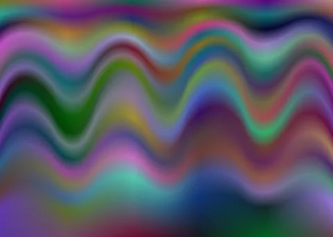 Multicolor wave background Иллюстрация