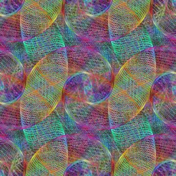 Multicolor wired abstract spiral pattern background Stockillustratie