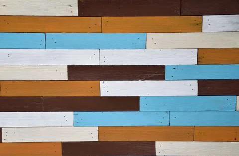 Multicolor wood background 库存照片