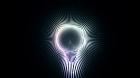 Multicolored 3d render of an abstract equalizer for diverse audiovisual and Stock Footage 321431361