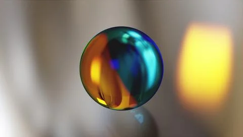 Multicolored 3d sphere Stock Illustration