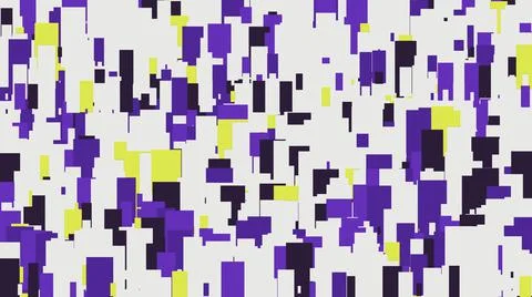 Multicolored abstract background with flickering rectangles, perfect seamless Illustration