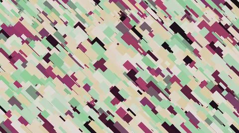 Multicolored abstract background with flickering rectangles, perfect seamless Illustration
