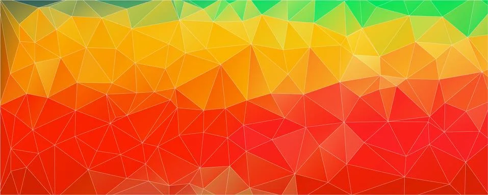 Multicolored Abstract background with gradient polygonal shapes Stock Illustration