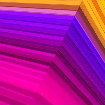 Multicolored abstract background of lines. 3d rendering digital illustration 库存插图