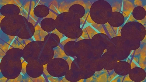 Multicolored abstract background, screensaver. 4K stock video. Stock Footage 341829203