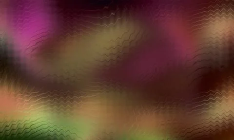 Multicolored abstract background with wavy lines and gradient effect Stockillustratie