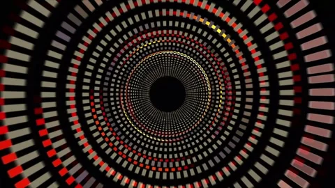 Multicolored abstract circular swirling line background. Abstract rotation .. Stock Footage 295194499