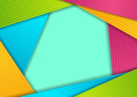 Multicolored abstract corporate material background Stockillustratie