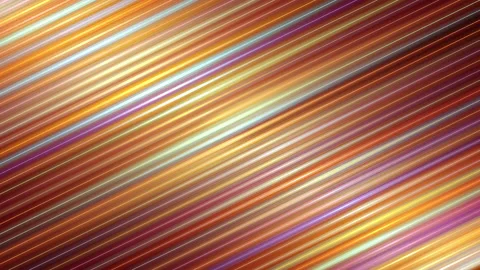Multicolored abstract diagonal lines. Glowing soft blurred streaks background. Stock Footage 202104301