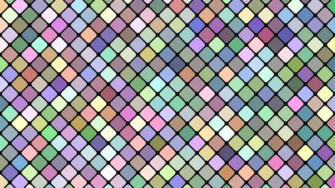Multicolored abstract diagonal square mosaic pattern background Stock Footage 91290010