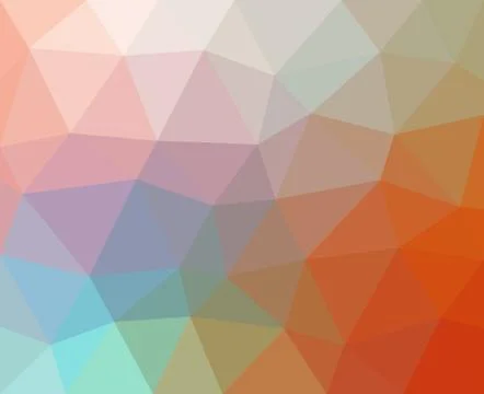 Multicolored abstract geometric background consist of triangles Illustrazione stock