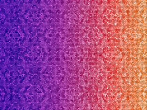 Multicolored abstract geometric background. Polygonal, mosaic pattern. Stock Illustration