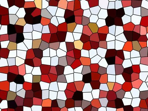 Multicolored abstract geometric background. Polygonal, mosaic pattern. Stock Illustration