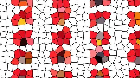 Multicolored abstract geometric background. Polygonal, mosaic pattern. Illustrazione stock