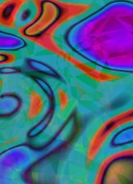 Multicolored Abstract Stock Illustration