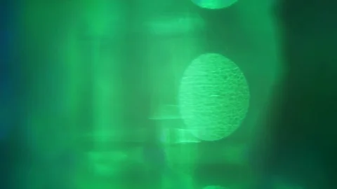 Multicolored abstract light elements shines on black background. Stock Footage 106363577