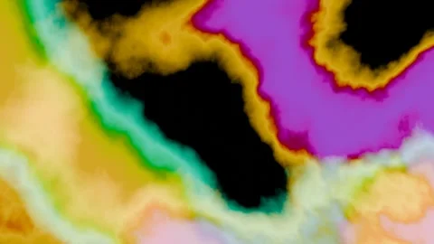 Multicolored abstract paints in a seamless loop. Stock Footage 289139276