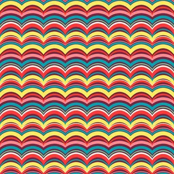 Multicolored abstract pattern Illustrazione stock