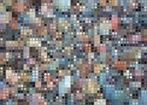 Multicolored abstract pixel vector background designer Illustrazione stock