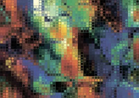 Multicolored abstract pixel vector background paint multicolored abstract ... Stock Photos